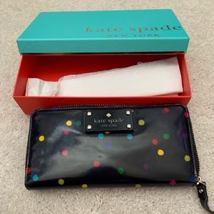 Kate Spade Lacey Wallet Polka Dot